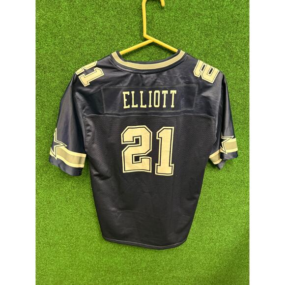 Dallas Cowboys YOUTH Ezekiel Elliott NFL Jersey Sz XL Unisex - Picture 2 of 4